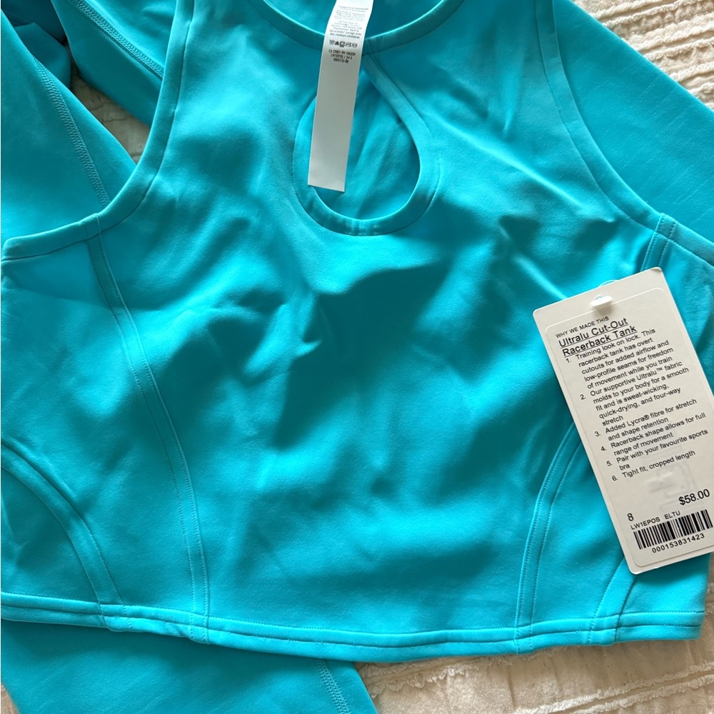 Lululemon bundle lot NWT SIZE 8 leggings and tank - Picture 2 of 6
